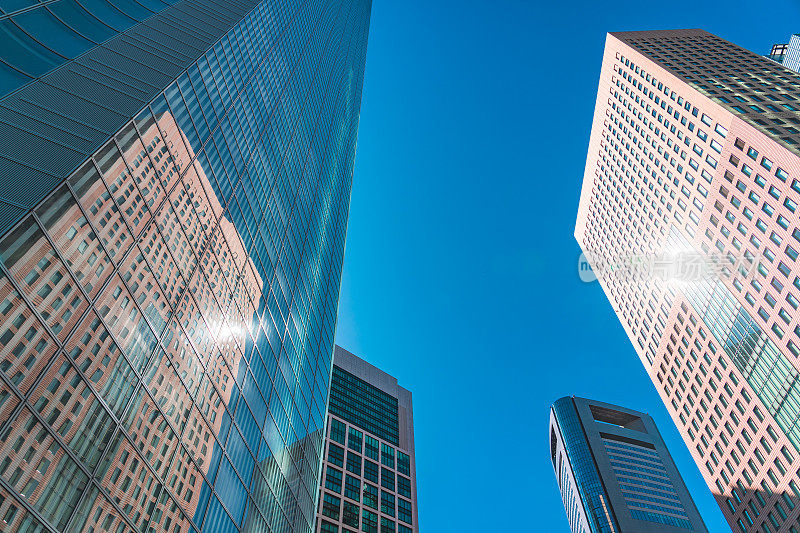 High-rise buildings in Shiodome, Tokyo